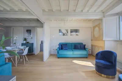 Area soggiorno di Luxury Suite in Florence