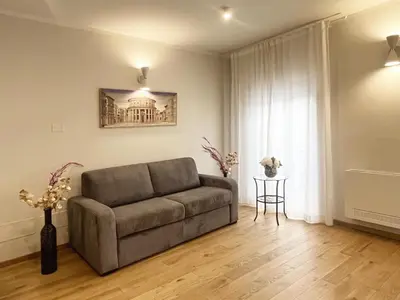 Area soggiorno di Apartments Florence - Ariento Deluxe 2