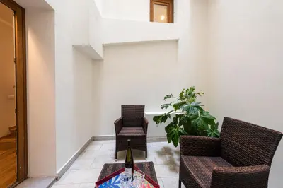 Area soggiorno di Apartments Florence - Ariento Deluxe 6