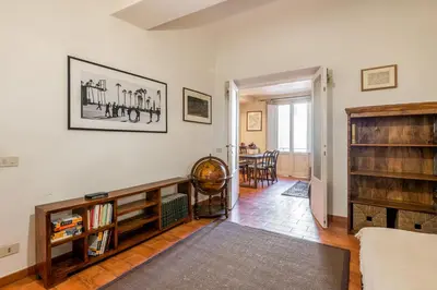 Letto o letti in una camera di GuestHost - Mercato di Sant'Ambrogio Cozy Apartment