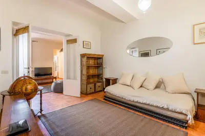 Area soggiorno di GuestHost - Mercato di Sant'Ambrogio Cozy Apartment
