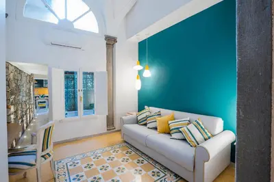 Area soggiorno di Sant'Ambrogio - Appartamento City Turquoise