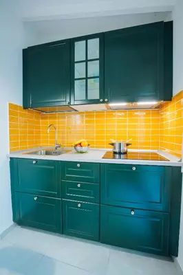 Cucina o angolo cottura di Sant'Ambrogio - Appartamento City Turquoise