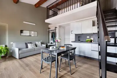 Cucina o angolo cottura di Florentia Art Apartments