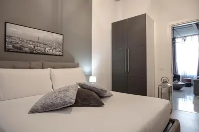 Letto o letti in una camera di San Niccolò Luxury Apartment