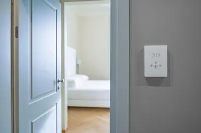 Letto o letti in una camera di Hotel Ariele