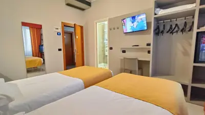 Letto o letti in una camera di Valmarina
