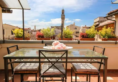 Balcone o terrazza di Apartments Florence - Florentine Skyline