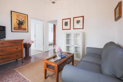TV o dispositivi per l'intrattenimento presso Apartments Florence - Florentine Skyline