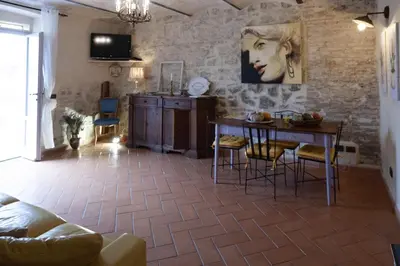Area soggiorno di Chianti-Home Palagione