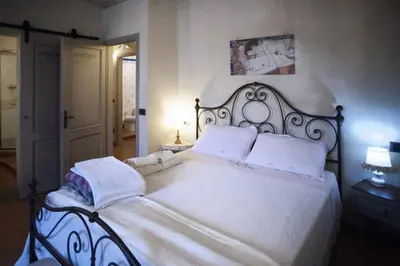 Letto o letti in una camera di Chianti-Home Palagione