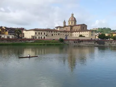 Vista sul fiume nelle vicinanze dell'affittacamere