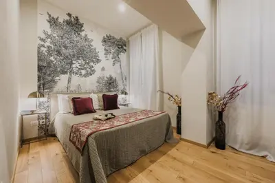 Letto o letti in una camera di Apartments Florence - Ariento Deluxe 8