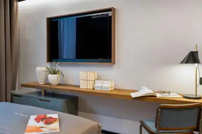 Area soggiorno di Arts & Crafts Apartments