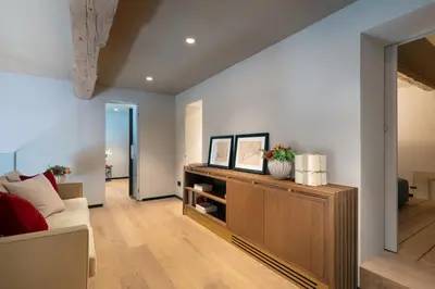 Area soggiorno di Arts & Crafts Apartments