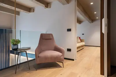 Area soggiorno di Arts & Crafts Apartments