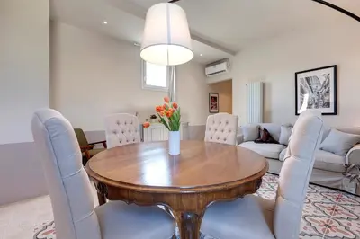 Area soggiorno di Zante Apartment by Mamo Florence