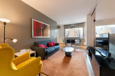 Area soggiorno di Ponte Vecchio Luxury Suite by Mmega