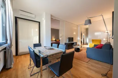 Area soggiorno di Ponte Vecchio Luxury Suite by Mmega