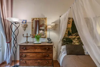 Letto o letti in una camera di Dante States Apartments