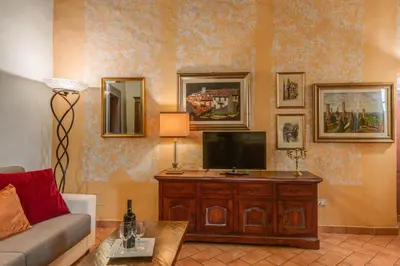 TV o dispositivi per l'intrattenimento presso Dante States Apartments