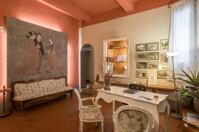 Area soggiorno di B&B Home in Florence