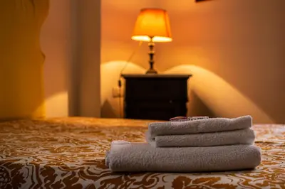 Letto o letti in una camera di Residenza dei Medici Palace Costanza