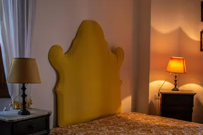 Letto o letti in una camera di Residenza dei Medici Palace Costanza
