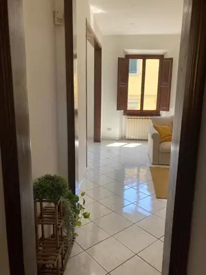 Area soggiorno di Casa di Abe