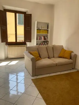 Area soggiorno di Casa di Abe