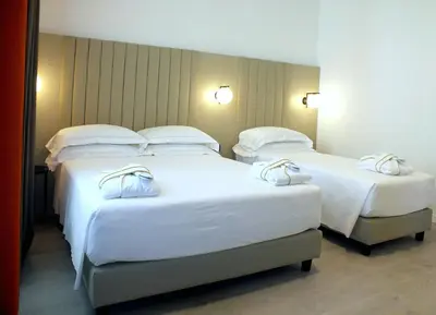 Letto o letti in una camera di BB Hotels Smarthotel Derose