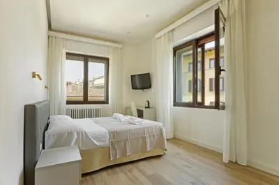 Letto o letti in una camera di Jade Stays