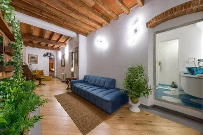 Area soggiorno di Il Giardino Fiorentino - Luxury Apartment & Spa
