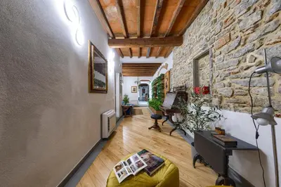 Area soggiorno di Il Giardino Fiorentino - Luxury Apartment & Spa
