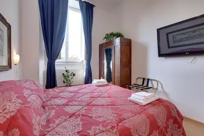 Letto o letti in una camera di Cappelle Medici
