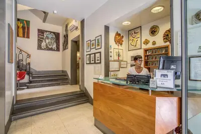 Hall o reception di Hotel Nuova Italia
