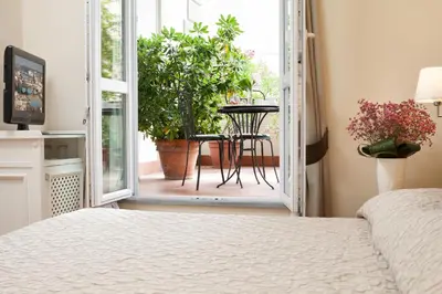 Letto o letti in una camera di Hotel Executive