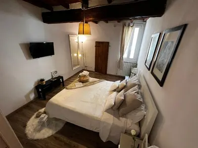 Letto o letti in una camera di A casa di Anna