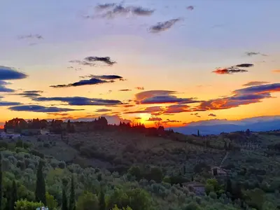 Paesaggio naturale nelle vicinanze del bed & breakfast