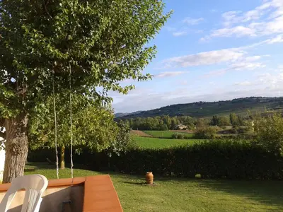 Paesaggio naturale nelle vicinanze of country house