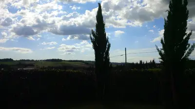 Paesaggio naturale nelle vicinanze of country house