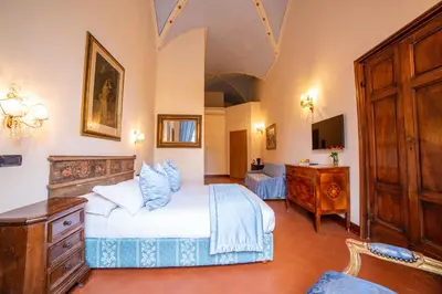 Letto o letti in una camera di B&B Galileo 2000