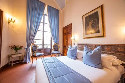 Letto o letti in una camera di B&B Galileo 2000