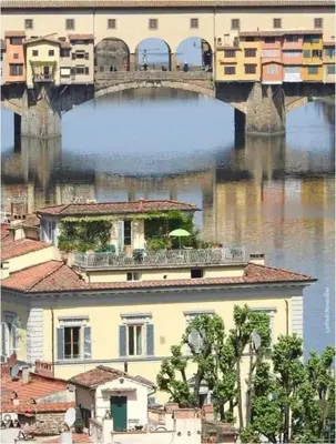 Vista sul fiume nelle vicinanze dell'affittacamere