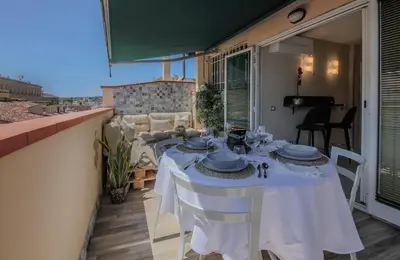 Balcone o terrazza di Apartments Florence - Florence Magic House