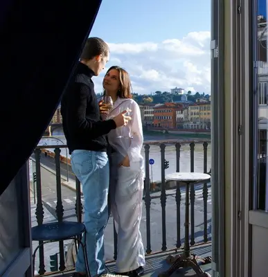 Balcone o terrazza di Residenza Vespucci