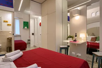 Letto o letti in una camera di La Chicca Pontevecchio