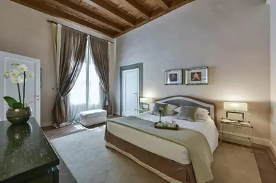 Letto o letti in una camera di Boccaccio elegant apartment in Oltrarno