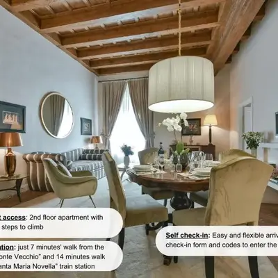 Boccaccio elegant apartment in Oltrarno