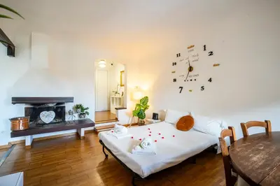 Letto o letti in una camera di Centralissimo Bilocale nel Centro Storico